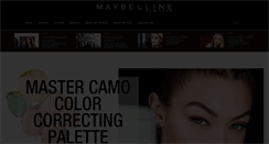 Desktop Screenshot of maybelline.nl