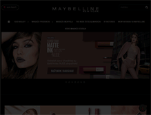 Tablet Screenshot of maybelline.lt