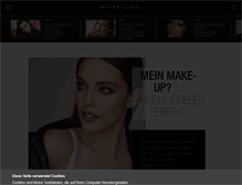 Tablet Screenshot of maybelline.de