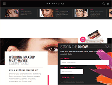 Tablet Screenshot of maybelline.sk