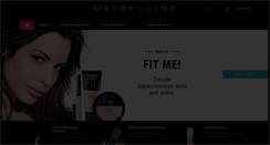 Desktop Screenshot of maybelline.pl