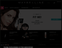 Tablet Screenshot of maybelline.pl